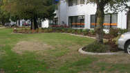 Business Park Lawn Curbing in Richmond BC