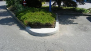 Business Centre Entrance Curb Enhancement in South Surrey BC